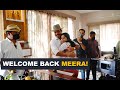 Welcome back meera  sathyan anthikads film crew welcomes meera jasmine  makal