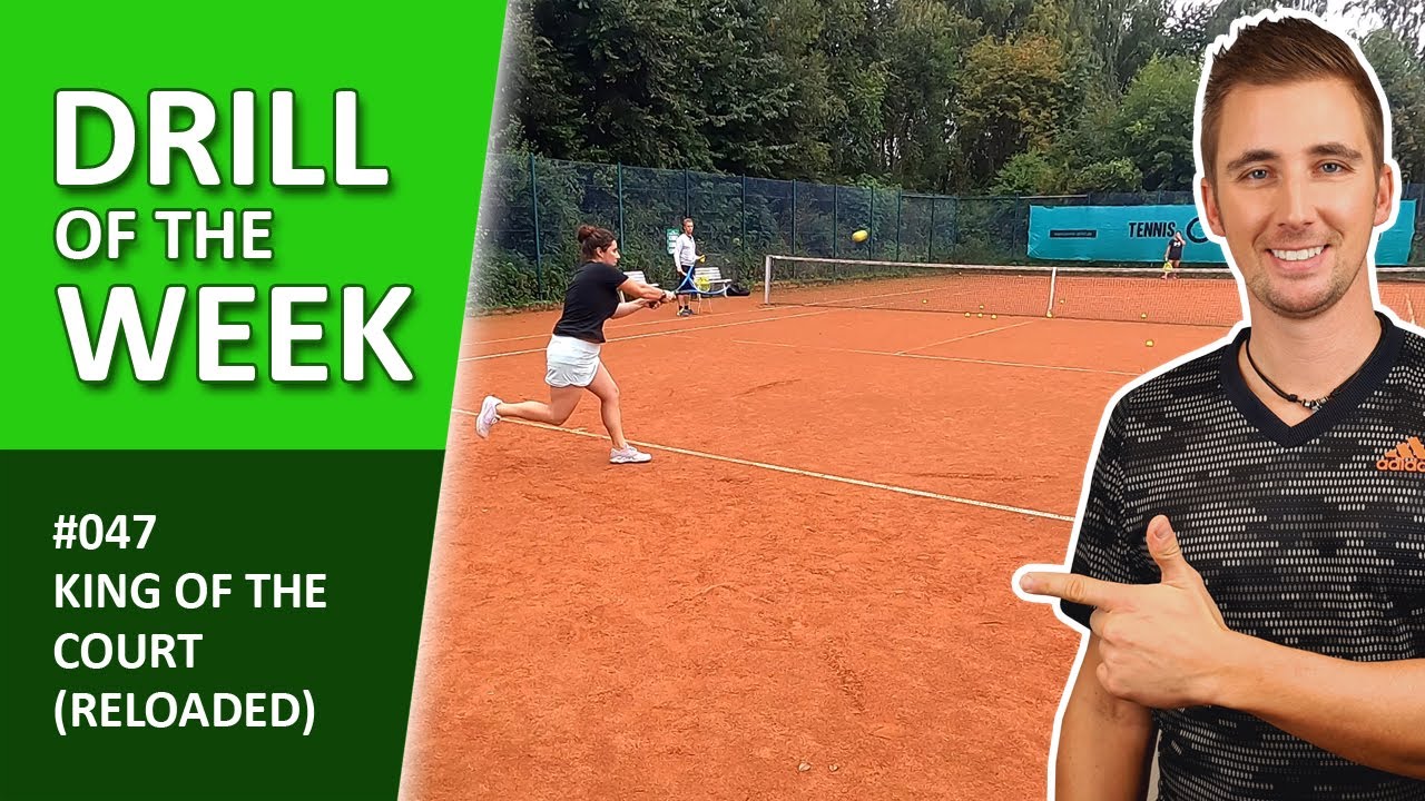 "King Of The Court Reloaded" - Tennis Drill Variation For 4 Players | "Drill of the Week" 