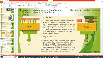 Thiết kế khuôn đúc áp lực nhôm/ Giới thiệu về thoát khí cơ bản trong khuôn đúc áp lực nhôm