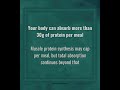 you don’t have to eat 30g protein per meal