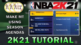 How to Make MT Using Season Agendas - NBA 2K21 MyTeam Tutorial