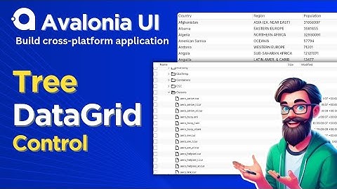 Avalonia Tutorial: TreeDataGrid in Avalonia UI | TreeDataGrid | Visual studio | Cross Platform