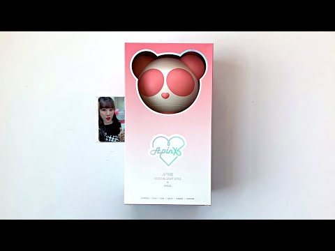 unboxing-apink-에이핑크-light-stick-(ver-2)-+-photocard-set