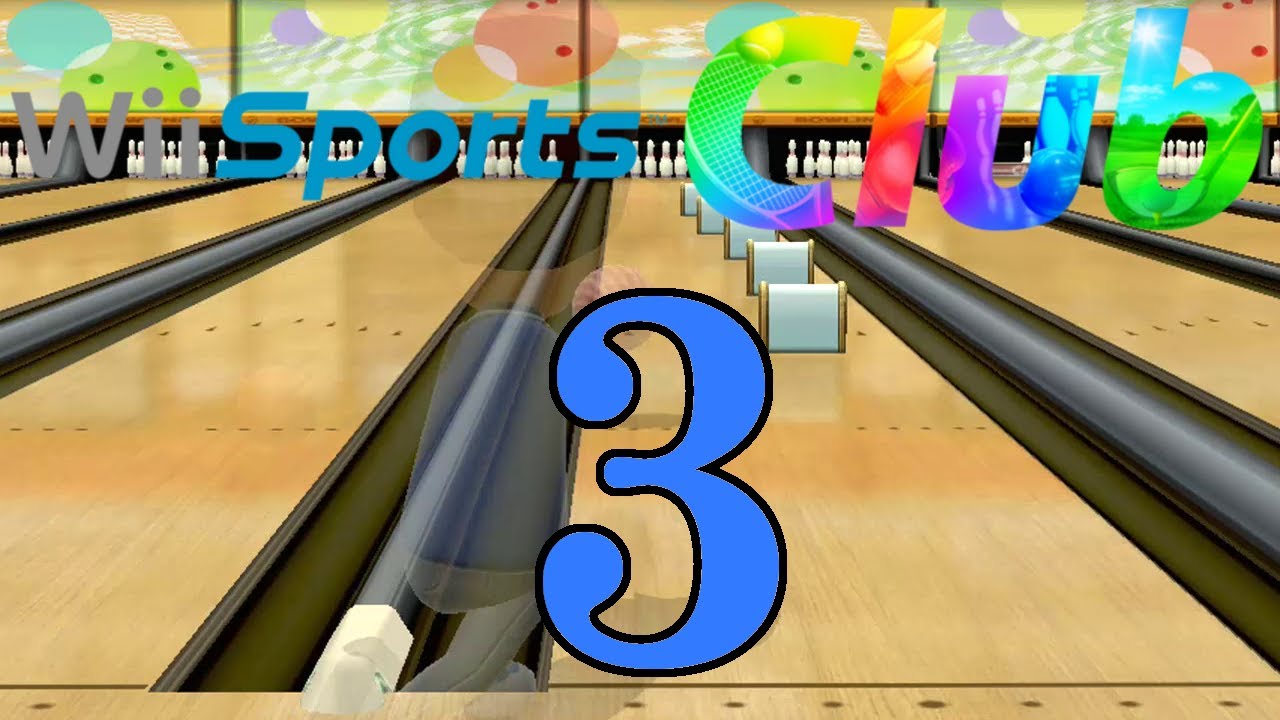 Wii Sports Club - Gameplay (Online) Part 3 - Bowling - Spin Control