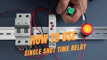 How to use single shot time relay | Geya Electric