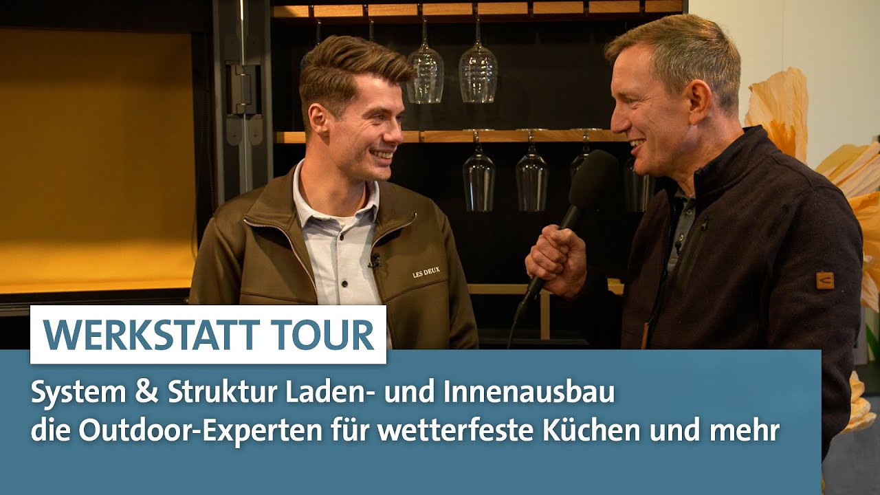 Individuelle Outdoorküchen vom Tischler | Werkstatt Tour | LIGNA.TV #roomtour #handwerk