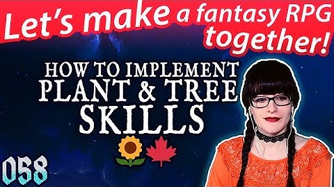 HOW to Implement PLANT & TREE Skills🌻🍁 - Battle Mechanics❤️ - Game Dev Stream 58