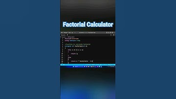 Factorial Calculator using C++ | Code Leos#shorts#coding#programming#cpp