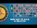 LIVE ROULETTE ONLINE - Playing one color and two dozens Betting System.