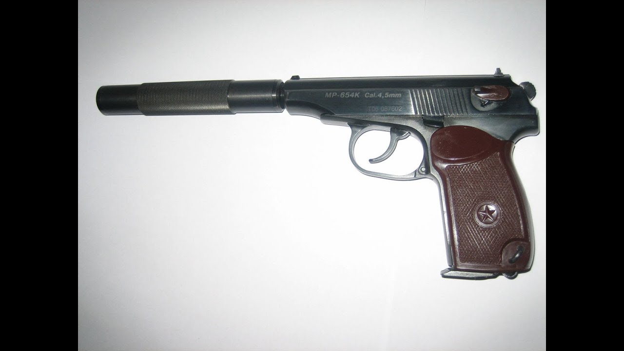 МР 654к 32 серии (5 часть) ( тест=гладкий ствол+глушитель+ зацеп ...