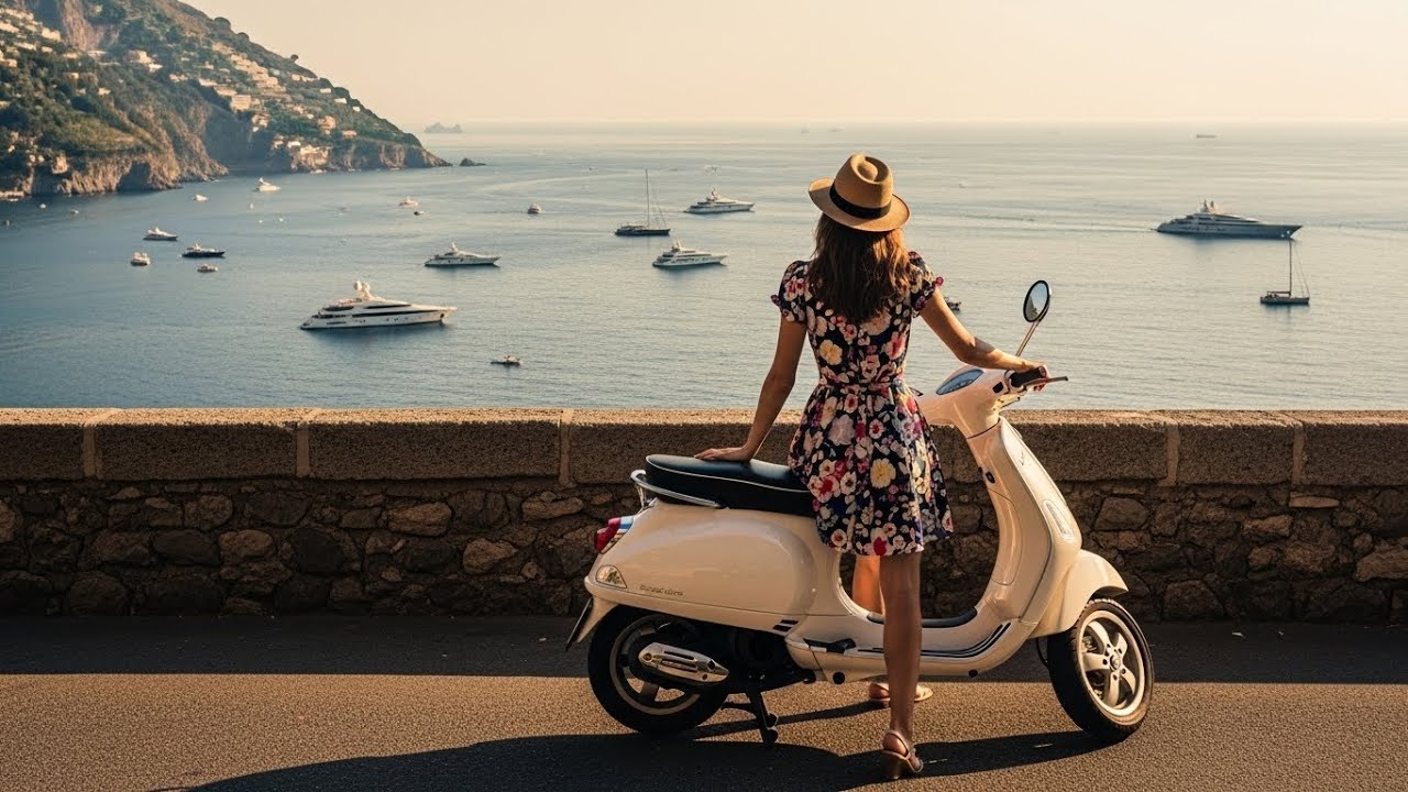 Relaxing Mediterranean Sunset Music 🎶 Peaceful Italian Evening Vibes