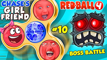 RED BALL 4 FIDGET SPINNER SAVES CHASE