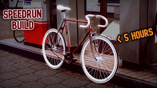 How to build a Fixed Gear Or Single Speed Bike in 1 evening (full process)