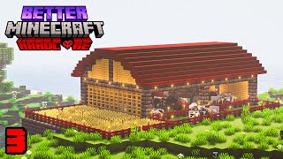 I Trade Items and Built an Animal Pen In Better Minecraft Hardcore | Timelapse Ep 3