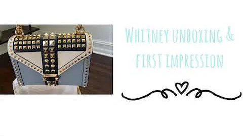 Michael Kors Whitney bag Unboxing !