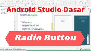 Radio Button | Tutorial Android Studio Dasar | Widget dan Artibutnya | Android Indonesia
