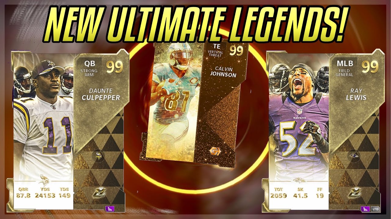 PULLING GOLDEN TICKET CALVIN JOHNSON WHILE OPENING PACKS FOR NEW ULTIMATE LEGENDS! [Madden21]