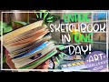 Filling an ENTIRE Sketchbook in ONE Day! | AKA watch me lose my sanity