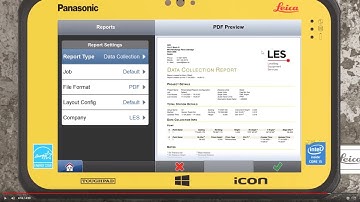 Leica iCON Personalised Report Configuration