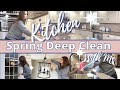 SPRING CLEAN WITH ME | KITCHEN DEEP CLEANING | CLEANING MOTIVATION