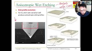 KKKT4293 - Introduction to MEMS - Lecture 10 - 6.1 Bulk Micromachining