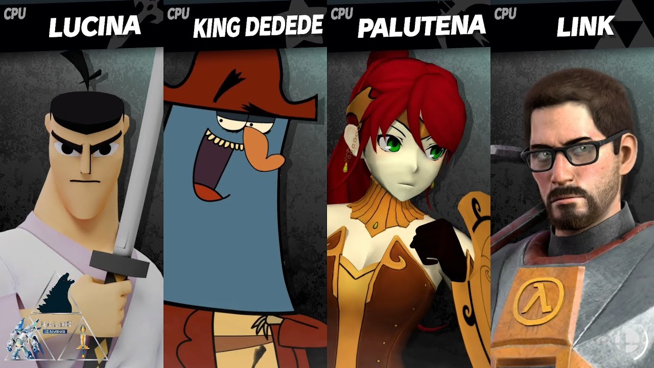 New smash mods samurai jack vs captain k nuckles vs pyrrah nikos vs