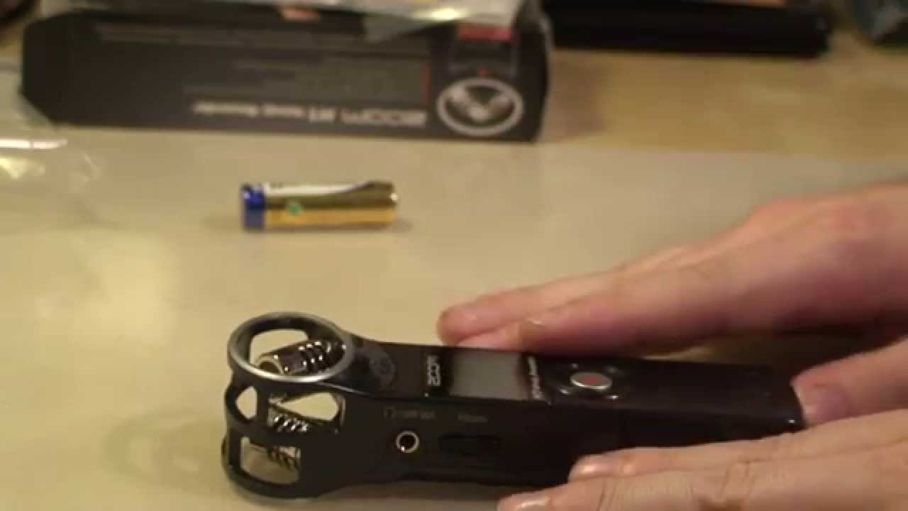 Unboxing The H1 Handy Recorder From Zoom