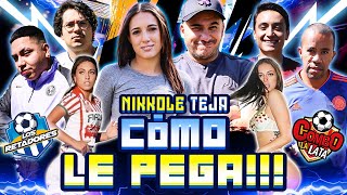 Nikkole Teja: belleza y futbol VS Alex, Pérez, Manu, Zamo y Humbert en #LaReta