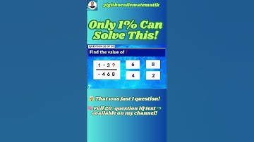 IQ Test Only 1% Can Solve This!%1’in Çözebildiği IQ Testi! 🤯| Brain IQ | Math Tricks | Smart Puzzles