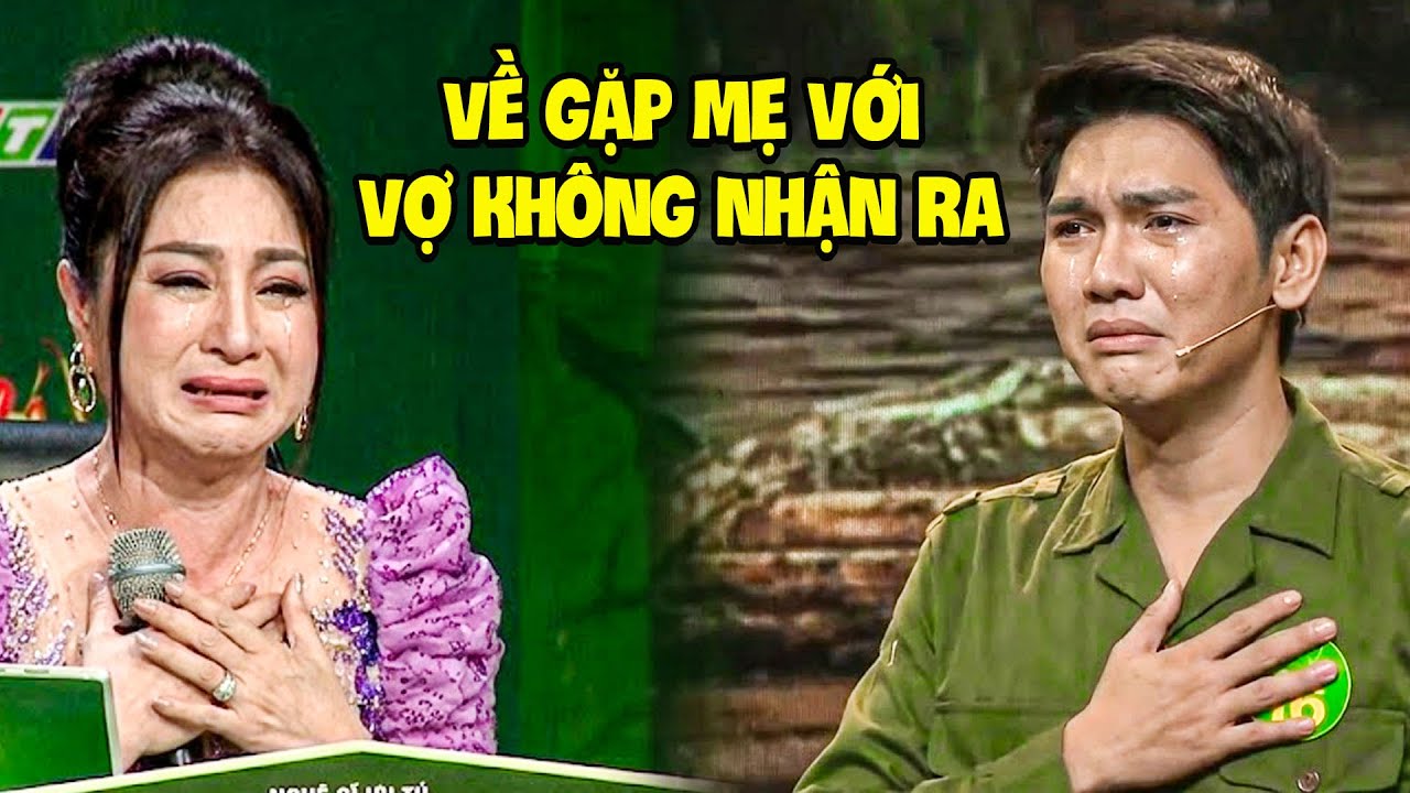 NSUT Thoại Mỹ ÔM CHẶT TAY KHÓC VÌ ANH BỘ ĐỘI BỊ MÙ VỀ MẸ VÀ VỢ SẮP CƯỚI KHÔNG NHẬN RA