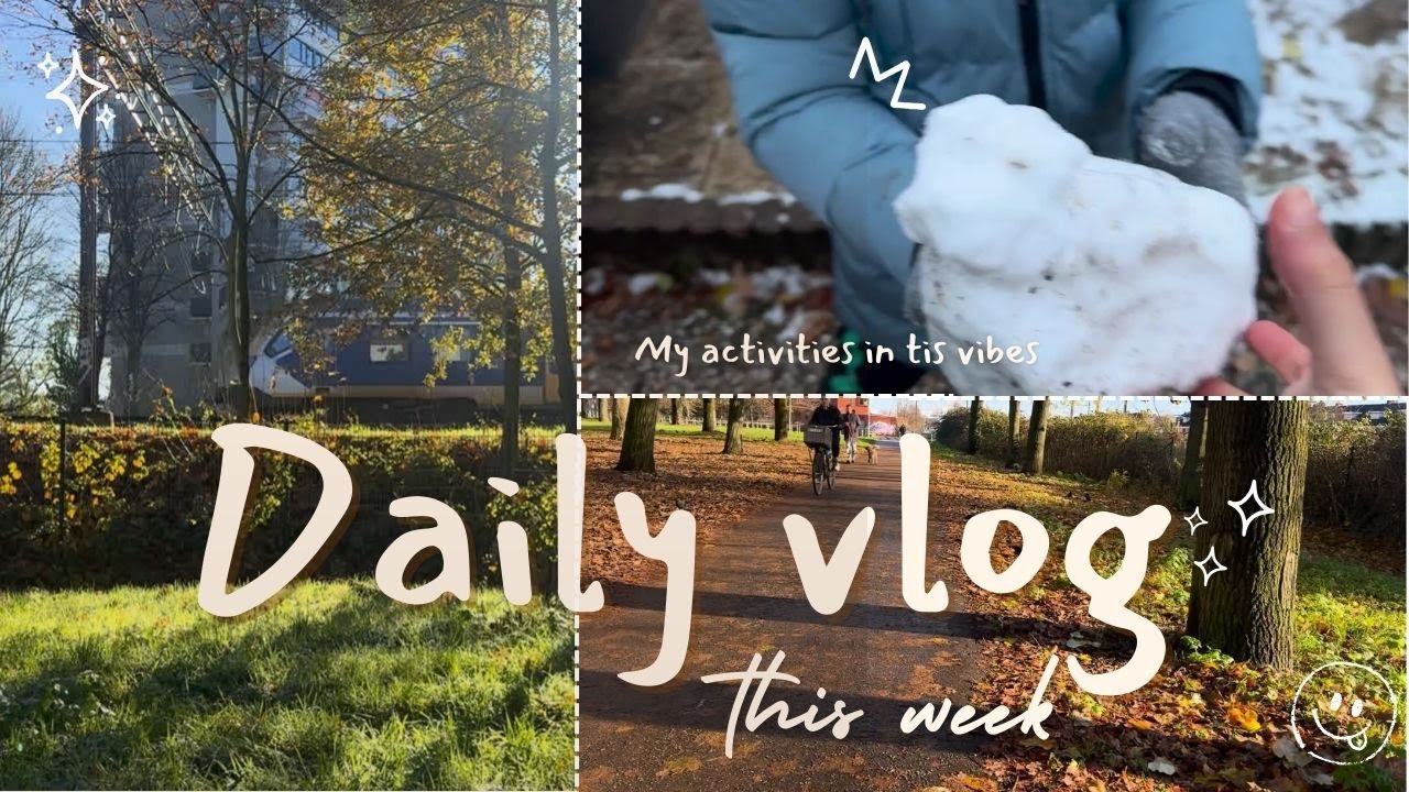 فلوق بداية الشتاء❄️ | أيام من حياتي كطالبة في هولندا في البرد🇳🇱🥶✨