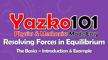 Resolving Forces in Equilibrium - The Basics - Mechanics M1