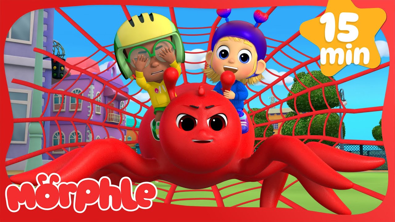 The Spider Web's Adventure 🕸️ | 🔴 Morphle VS Orphle 🟢 | Fun Kids Cartoon