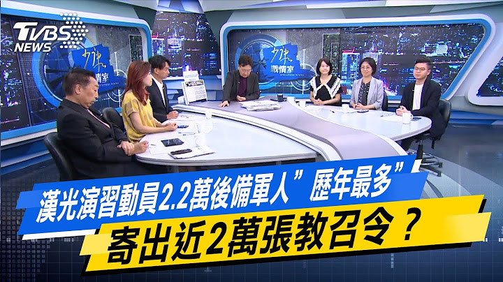 漢光演習動員2.2萬後備軍人”歷年最多”　寄出近2萬張教召令？#少康戰情室 #今日精華搶先看#陳宥丞 #蘭萱 #唐湘龍 #王鴻薇 #翁曉玲 #凌濤 20250626
