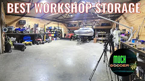 From Cluttered to Efficient: Complete Workshop Layout Overhaul + Mega Shelf Build