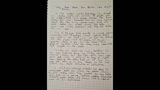 Paper Books vs. E-Books: B1/B2 Opinion Essay 📚✍️