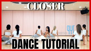 JIHYO - 'Closer' Dance Practice Mirrored Tutorial (SLOWED)