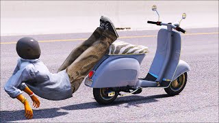 GTA 5 Slow Motion Motorcycle Crashes Episode 03 (Euphoria Physics Showcase)