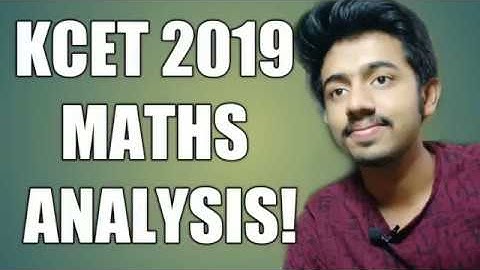 KCET 2019 Maths Analysis & Shortcuts application - 1😎! | #141