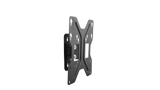 YES4ALL TV WALL MOUNT- TILT- 3260 309028BK - Tilt & Swivel TV Wall Mount: 17