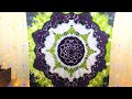 How to Tie Dye a Beautiful Mandala Tapestry | A Step by Step Guide for Beginners.