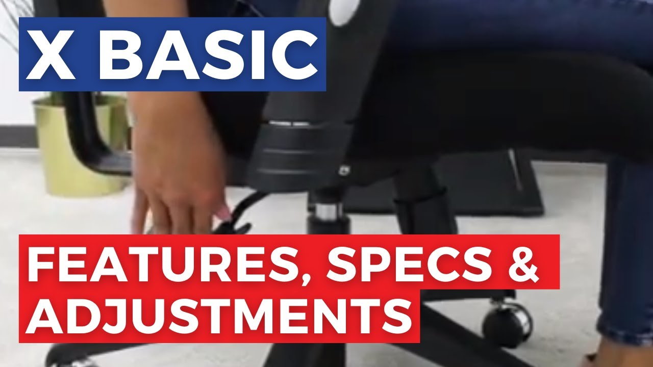 X Basic Office Chair Features, Specifications & Adjustments YouTube