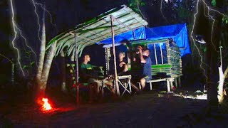 camping-berburu ikan di malam hari serunya bukan maen-camping over night-camping rame rame-ASMR