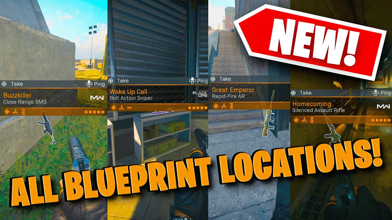 WHERE to FIND ALL 16 *NEW* HIDDEN BLUEPRINTS in REBIRTH REINFORCED!🔥