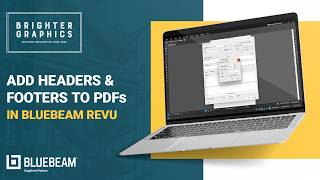 How to Add Headers and Footers to Your PDFs in Bluebeam Revu 21 | PDF Headers and Footers