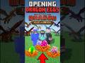 OPENING DRAGON EGGS IN HOW TO TRAIN YOUR DRAGON IN MINECRAFT #shorts #gaming
