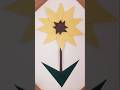How to make an origami sunflower 🌻 wall art #wallart #sunflower #origami #paper #easy
