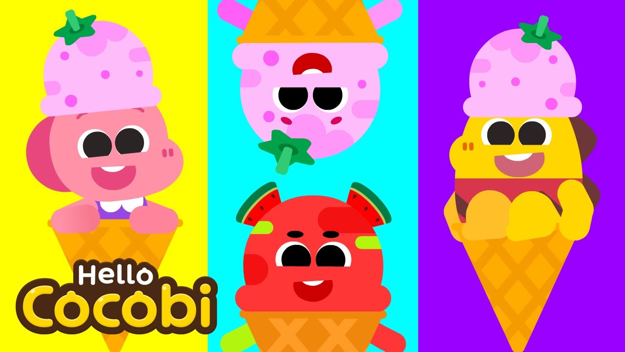 Fruits Ice cream Song Kids Song & Nursery Rhymes Hello Cocobi YouTube