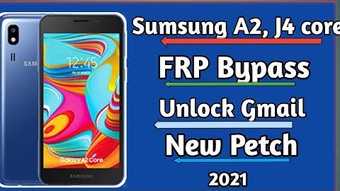 Samsung A2 Core FRP Bypass Android 8.1.0 | Samsung A2 Core SM-A260G Google Account Unlock/NO PC 2021