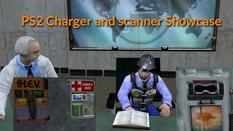Half Life Ps2 charger and scanner Showcase on Xash3D